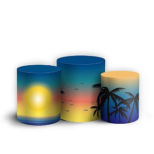 Trio Cilindro - Tardezinha - Sublimado 3D + Elástico