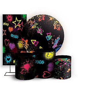 KIT Redondo Trio e Faixa - Neon - Sublimado 3D