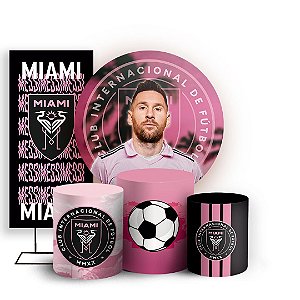 KIT Redondo Trio e Faixa - Inter Miami - Sublimado 3D