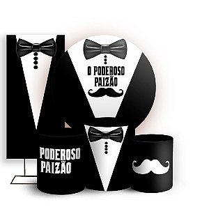 KIT Redondo Trio e Faixa - Dia dos Pais - Sublimado 3D