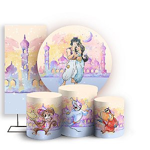 KIT Redondo Trio e Faixa - Aladim - Sublimado 3D