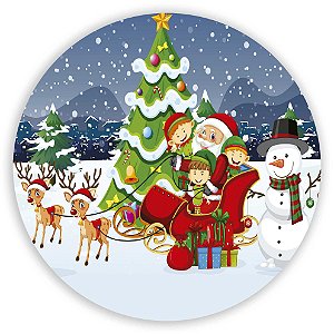 Painel de Mesa - Natal - Sublimado 3D