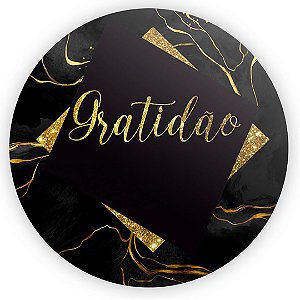 Painel de Mesa - Gratidão - Sublimado 3D