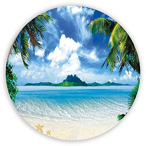 Painel de Mesa - Praia - Sublimado 3D
