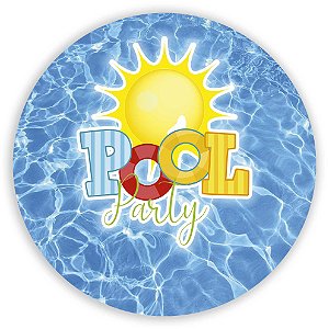 Painel de Mesa - Pool Party - Sublimado 3D