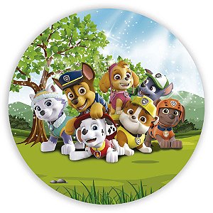 Painel de Mesa - Patrulha Canina - Sublimado 3D