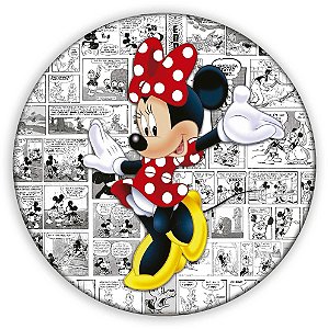 Painel de Mesa - Minnie Vermelha - Sublimado 3D