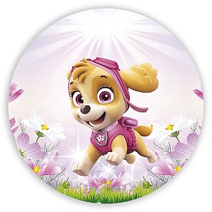 Painel de Mesa - Patrulha Canina Skye - Sublimado 3D