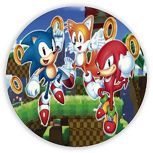 Painel de Mesa - Sonic - Sublimado 3D