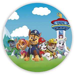 Painel de Mesa - Patrulha Canina - Sublimado 3D
