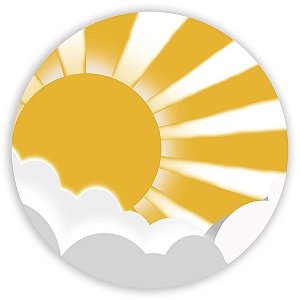Painel de Mesa - Sol - Sublimado 3D