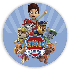 Painel de Mesa - Patrulha Canina - Sublimado 3D