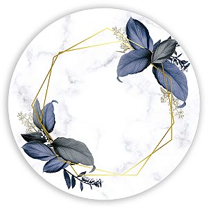 Painel de Mesa - Floral Geometrico - Sublimado 3D