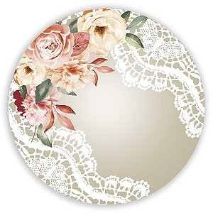 Painel de Mesa - Floral - Sublimado 3D