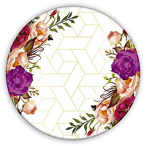 Painel de Mesa - Floral - Sublimado 3D