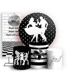 KIT Redondo Trio e Faixa - Anos 80 - Sublimado 3D