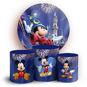 KIT Redondo e Trio - Mickey - Sublimado 3D