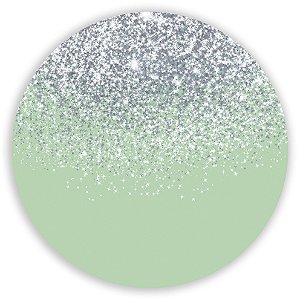 Painel Redondo - Glitter - Sublimado 3D