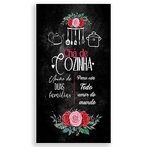Faixa Lateral - Cha de Cozinha - Sublimado 3D