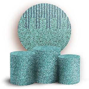 KIT Redondo e Trio - Glitter - Sublimado 3D