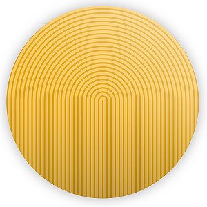 Painel Redondo - Bohos Amarelo - Sublimado 3D