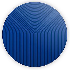 Painel Redondo - Bohos Azul - Sublimado 3D