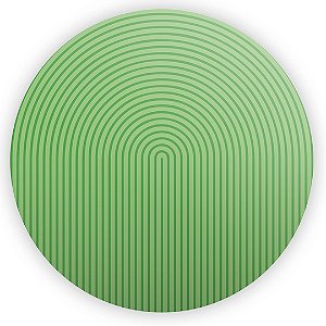 Painel Redondo - Bohos Verde - Sublimado 3D