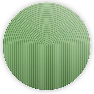 Painel Redondo - Bohos Verde - Sublimado 3D