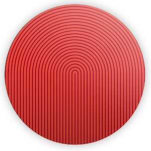 Painel Redondo - Bohos Vermelho - Sublimado 3D
