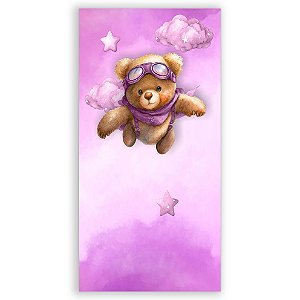 Faixa Lateral - Ursinha Rosa - Sublimado 3D