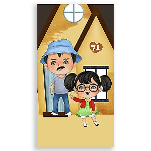 Faixa Lateral - Chiquinha   Chaves - Sublimado 3D