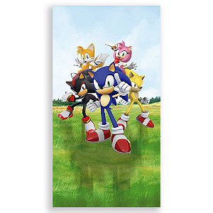 Faixa Lateral - Sonic - Sublimado 3D