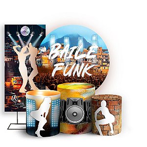 KIT Redondo Trio e Faixa - Baile Funk - Sublimado 3D