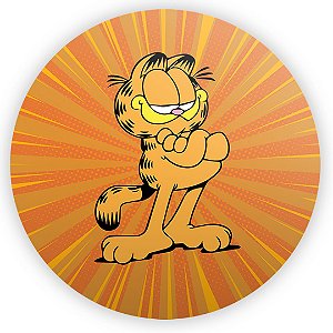 Painel Redondo - Garfield - Sublimado 3D