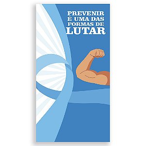 Faixa Lateral - Novembro Azul - Sublimado 3D