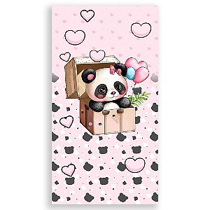 Faixa Lateral - Panda Rosa - Sublimado 3D