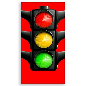 Faixa Lateral - Carros Semaforo - Sublimado 3D