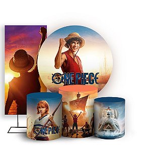 KIT Redondo Trio e Faixa - One Piece Serie - Sublimado 3D