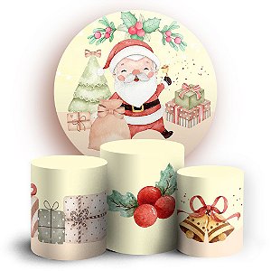 KIT Redondo e Trio - Natal - Ano Novo - Sublimado 3D