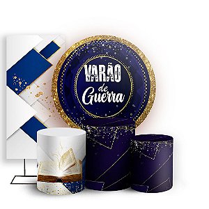 KIT Redondo Trio e Faixa - Evangelico - Sublimado 3D