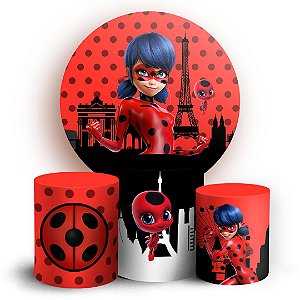 KIT Redondo e Trio - Ladybug - Sublimado 3D
