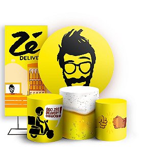 KIT Redondo Trio e Faixa - Ze Delivery - Sublimado 3D