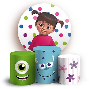 KIT Redondo e Trio - Boo Monstros SA - Sublimado 3D