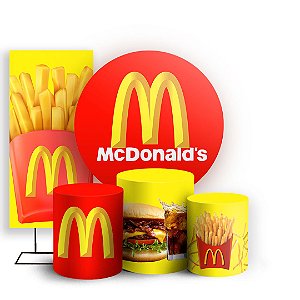 KIT Redondo Trio e Faixa - McDonald's - Sublimado 3D