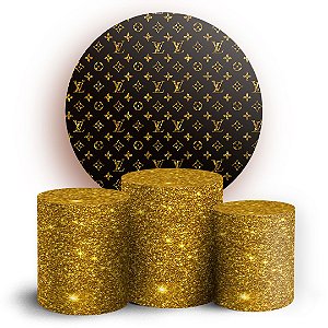 KIT Redondo e Trio - Louis Vuitton - Sublimado 3D