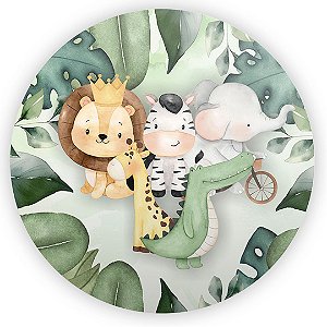 Painel Redondo - Safari - Sublimado 3D