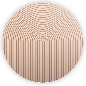 Painel Redondo - Bohos Marrom - Sublimado 3D