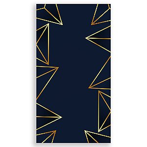 Faixa Lateral - Abstrato Azul - Sublimado 3D