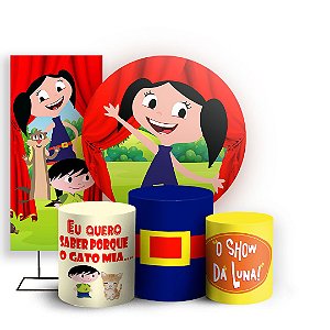 KIT Redondo Trio e Faixa - Show de Luna - Sublimado 3D