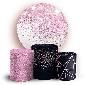 KIT Redondo e Trio - Glitter - Sublimado 3D